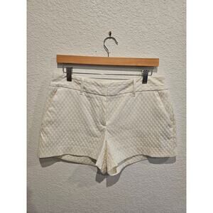 Metaphor off white shorts geometric pattern mid rise size 8